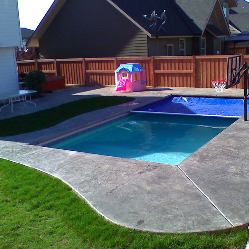Compact backyard pool